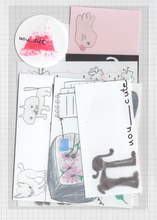 Load image into Gallery viewer, playful paper set - Meow and friends