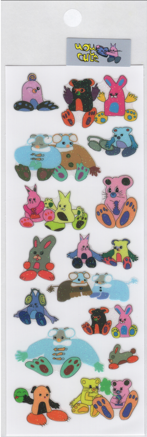 Sticker sheet - Loving creatures 1