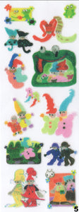 Set of 9 sticker sheets