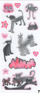 Set of 9 sticker sheets