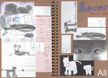 Load image into Gallery viewer, playful paper set - Meow and friends