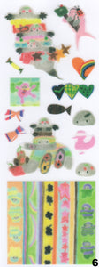 Set of 9 sticker sheets