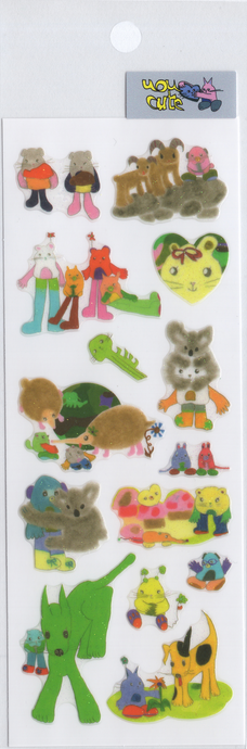 Sticker sheet - Loving creatures 3