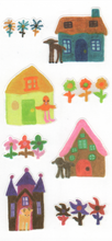 Load image into Gallery viewer, Sticker sheet - Animals, houses &amp; gardens