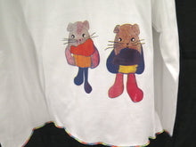 Load image into Gallery viewer, Long Sleeve T-Shirt- 2 rats holding mushrooms b (S)